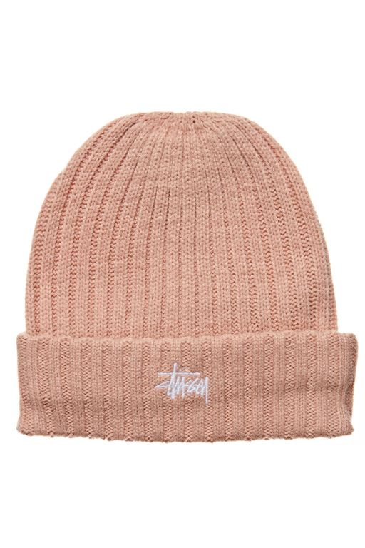 Stussy Mens Graffiti Rib Knit Beanie Hats Orange - NEXMV9528